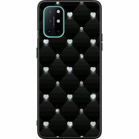Oneplus 8t Svart Skal Bling Heart
