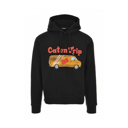 Dsquared2 Hoodies , Zwart , Heren , Maat: S