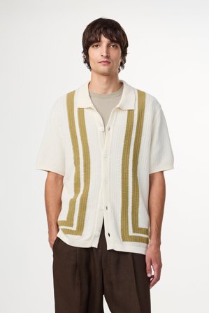 NN.07 Ares 6636 Shirt Male White Organic Cotton