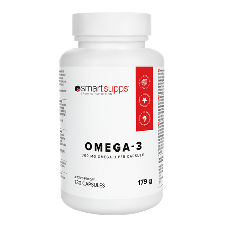SmartSupps Omega-3 130 kapslar