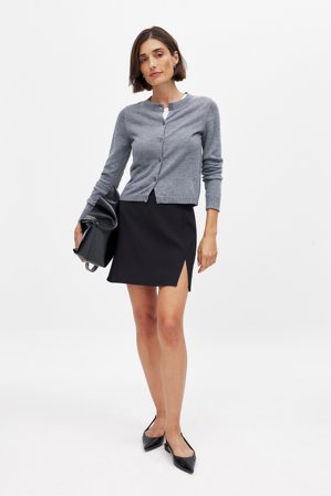 NA-KD - Miniskjørt med splitt - Skjørt - Svart - EU 42