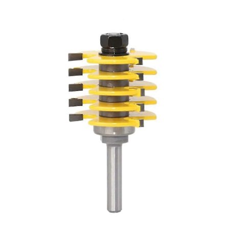 Justerbar Samling Finger Fræser 8mm Skaft Professionelt Træbearbejdningsværktøj