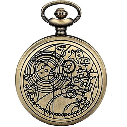 Watch Doctor Who med hänge och kedja i retrostil, i silver, för män och såld i
