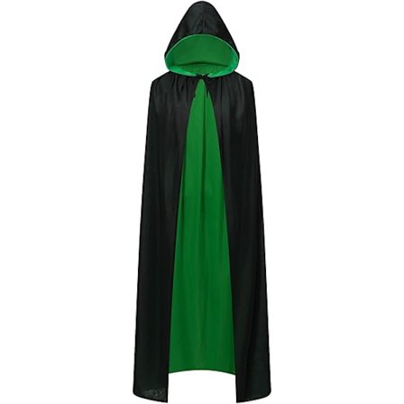 Vendbar Kappe Kvinder, Stand Collar Kappe Børn, Sort og Rød Kappe med Hætte, Lilla Kappe, Halloween Julekostume