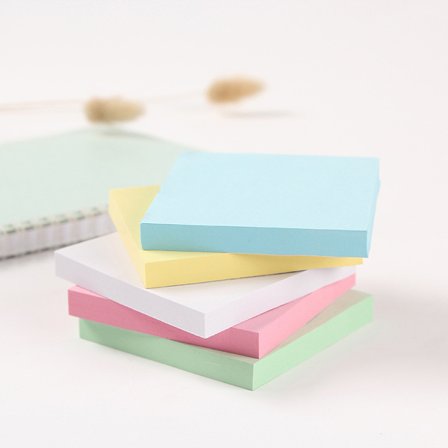 Flytbare notesblok 5 x 100 ark 51x38mm