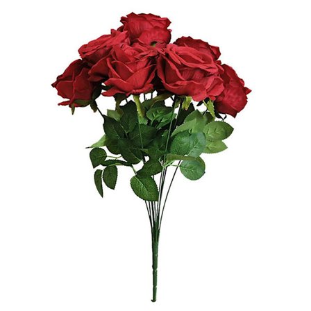 10 hoder kunstig rosebukett simulering dekor hjemmekontor