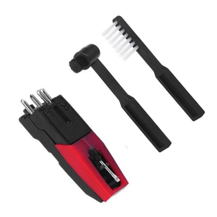 Hifi Fonograf Nål Och Nål Med Rengöringsborste För Skivspelare