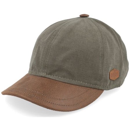 MJM Hats - Grön unconstructed Keps - Baseball Cotton Green Dad Cap @ Hatstore