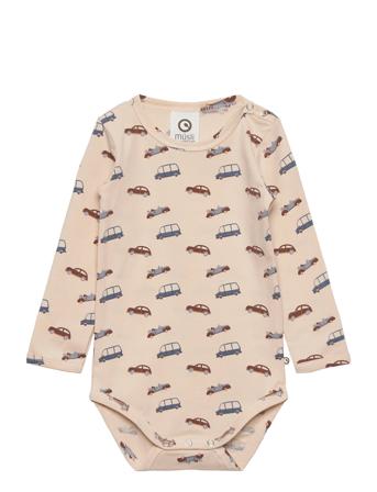Car Body Bodies Long-sleeved Multi/mønstret Müsli By Green Cotton