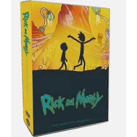 Rick and Morty Sesong 1-7 engelsk versjon Komplett TV-serie 14 Disc DVD Bokssett Alle Regioner