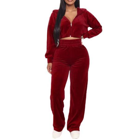 Dam Luvtröjor Elastiska Midja Lounge Sets Långärmade Sweatsuits