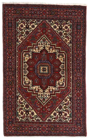 Oriental Gholtogh Rug 78X123 Dark Red/Red Wool, Persia