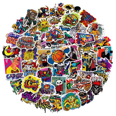 Pakke med Klistermærker - Graffiti 2