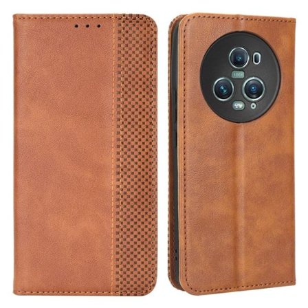 Bofink Vintage Honor Magic5 Pro Nahkakotelo - Ruskea