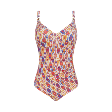 Chantelle Devotion Covering Underwired Swimsuit Baddräkt Dam Röd E75