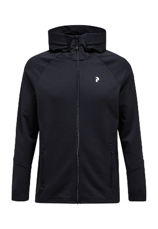 Peak Performance M Rider Essentials Zip Hood Tröjor Herr Svart