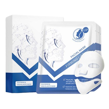 10-pack Hyaluronsyra Arkmask Djup Kollagen Arkmask Anti-Aging & Lyftande Hudvårdsmasker