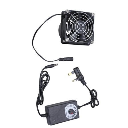 Justerbar Hastighed Inline Kanalventilator 80mm Ventilation Udstødningsforstærkere Støjsvag Ventilatorsæt til Køkken Dyrkningstelt Kælder