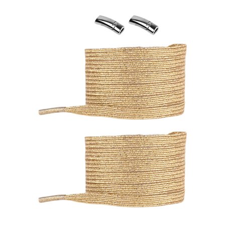 Flade sko snørebånd uden binding, elastiske sko snørebånd til voksne, børn og ældre sneakers