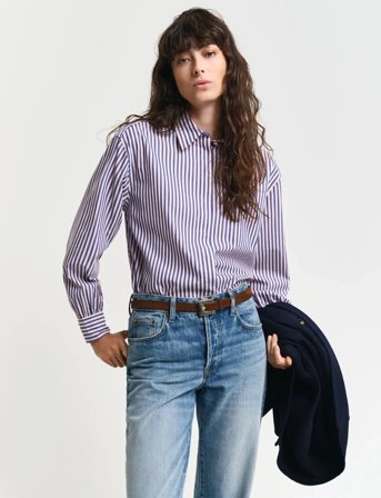 GANT Rel Striped Volume Sleeve Shirt - Multi/patterned - 42