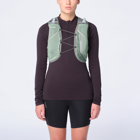 Salomon - Běžecké batohy Tašky a batohy Active Skin 8 Set - Laurel Wreath / Lily Pad