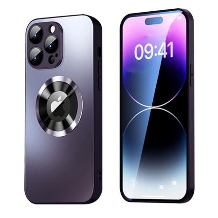 SiGN Magnetiskt Skal för iPhone 14 Pro med linsskydd och Logo View - Svart Svart