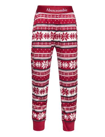 Kids Girls Sleep Sweatpants Mjukisbyxor Multi/mönstrad Abercrombie & Fitch