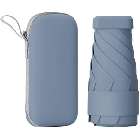 Miniparaply för handväska, bärbar och kompakt, perfekt för regn och sol med UV-skydd