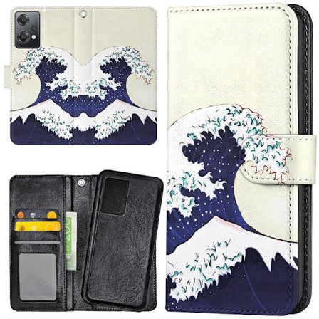 OnePlus Nord CE 2 Lite 5G - Lompakkokotelo/Kuoret Hyökyaalto