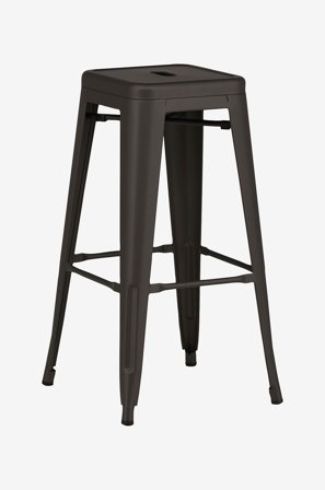 Venture Home - Barstol Tempe 4-pk - Grå - Barstoler & -krakker - Fra Homeroom