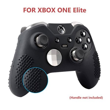 Kompatibel med Xbox One Elite Controller Silikonfodral Skin Grip Gel Gummi Skyddsfodral, Svart