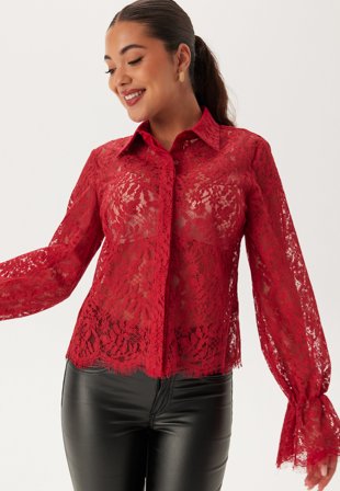 Happy Holly - Buttoned Lace Shirt - 44/46