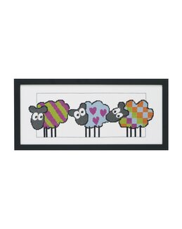 Broderikit Billede Får - Permin