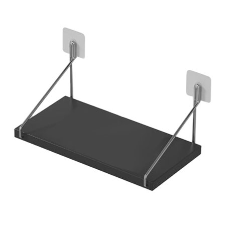 WiFi Router Väggmonterad Förvaringslåda Enkel Installation Stor Kapacitet Hemhylla Svart