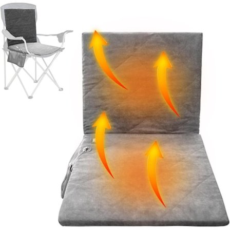 Värmedyna / uppvärmd sittdyna för utomhusbruk, sittdyna med värme, USB-sittdyna med värme, tre värmenivåer, förhindrar halkning
