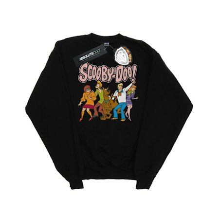 Scooby Doo Girls Classic Group Sweatshirt 7-8 år Svart