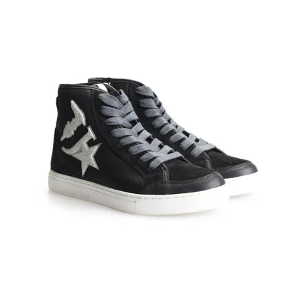 Trussardi, Jeans Sneakers Zwart, Dames, Maat:37 EU