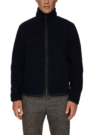 J.Lindeberg Dustin Wool Fleece Jacket Jackor Herr Blå XL