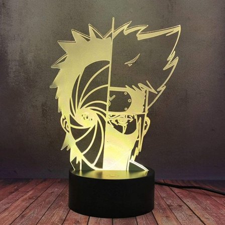 Naruto Kakashi Uchiha Sasuke 3D Illusion Nattlampa