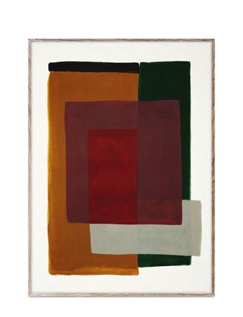 Layers 02 - 30X40 Home Decoration Posters & Frames Posters Multi/mønstret Paper Collective