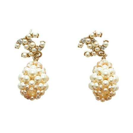 Chanel Vintage Pre-owned Jewellery , Geel , Dames , Maat: ONE Size Vintage Sieraden