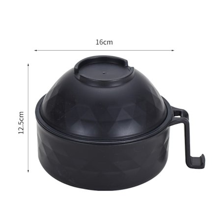 Ramen skål set, mikrovågsugn Ramen kokare snabbnudlar skål med ätpinnar