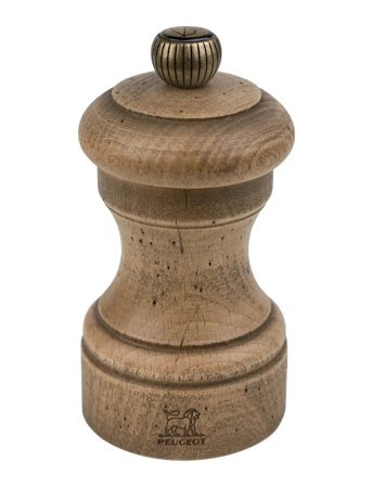Peugeot Bistro Antik Peberkværn ,Træ, Mat Antik 10 Cm - Brown - 10 CM