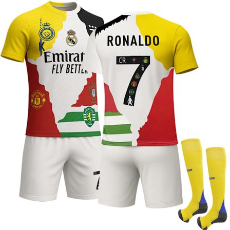 2025-2026 Cristiano Ronaldon jalkapallouran muistoversiopaita {yh} Adult XXL