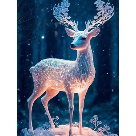 5D Diamantmålning 30x40cm Juldekoration 77
