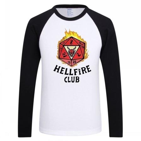 Stranger Things Kläder T-shirt Hellfire Vuxen S