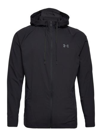 Ua Wvn Perforated Wndbreaker Outerwear Sport Jackets Musta Under Armour