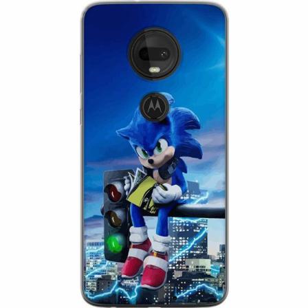 Motorola Moto G7 Mjukt Skal - Sonic The Hedgehog