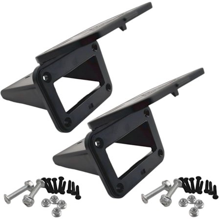 2 stk. Indbyggede Stik Installations Panel, Anderson Stik Panel Base med Støvkappe, Flush Mount Beslag Panel Kit, (Uden Stik) (120A)