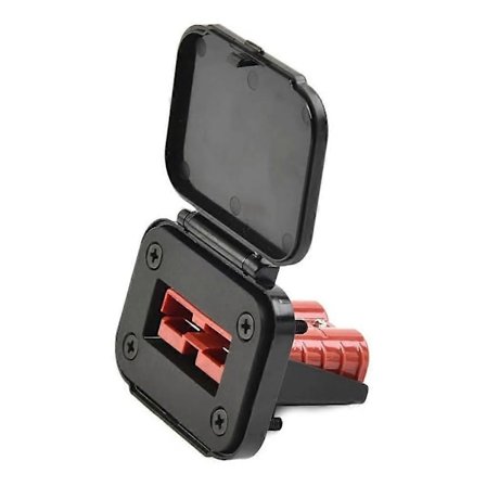 1 stk 50A Kabelkontakter Plugg For Anderson Plugg Kontakt Innfelt Monteringsbrakett Paneldeksel For Caravan Bobil Båt Lastebil